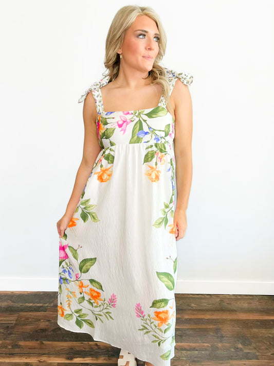 Ada Floral Midi Dress