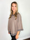 Addison Oversized Mineral Washed Top | Mocha