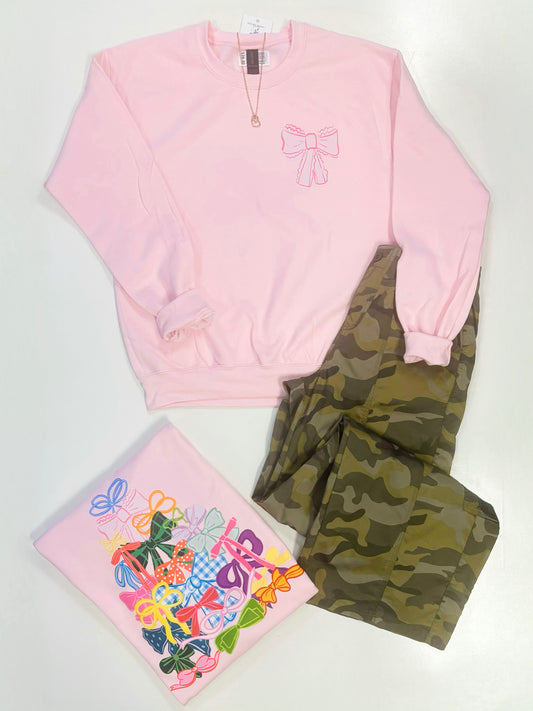 Coquette Christmas Tree Sweatshirt