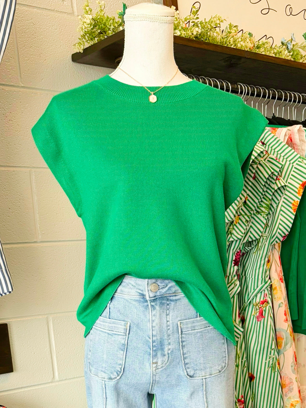 Carrie Sweater Top | K. Green
