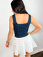 Manning Denim Corset Vest