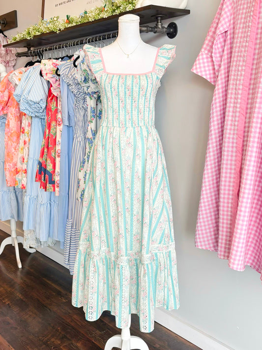 Quinn Smocked Floral Maxi Dress