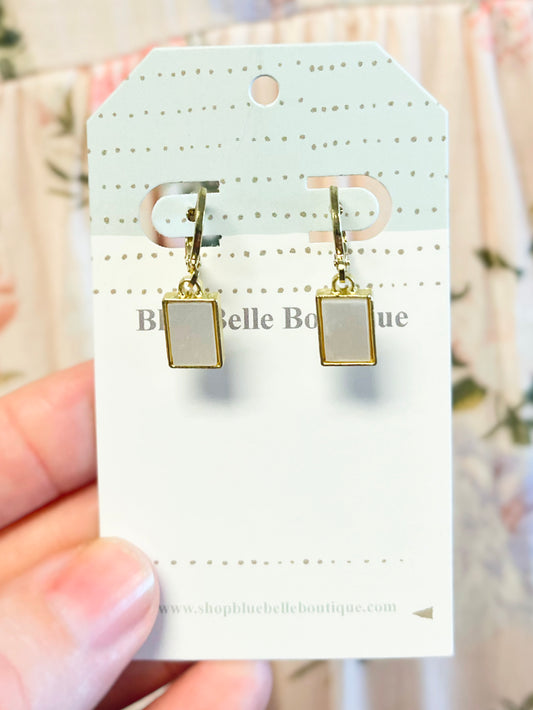 Gia Shell Drop Earrings