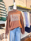 Blessed Mock Neck Oversized Sweatshirt