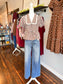Marta Gingham Peter Pan Blouse