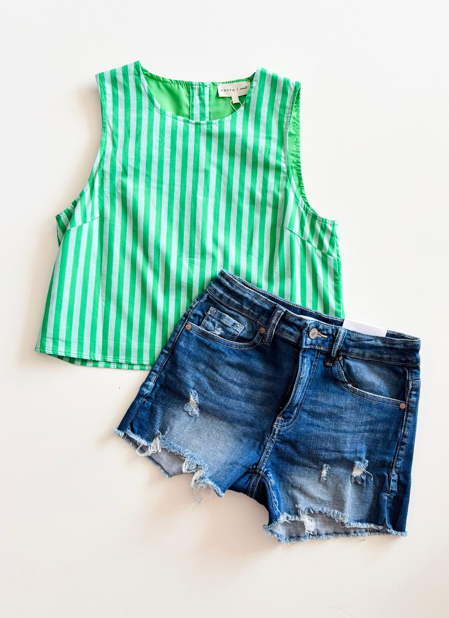 Barrett Striped Sleeveless Top