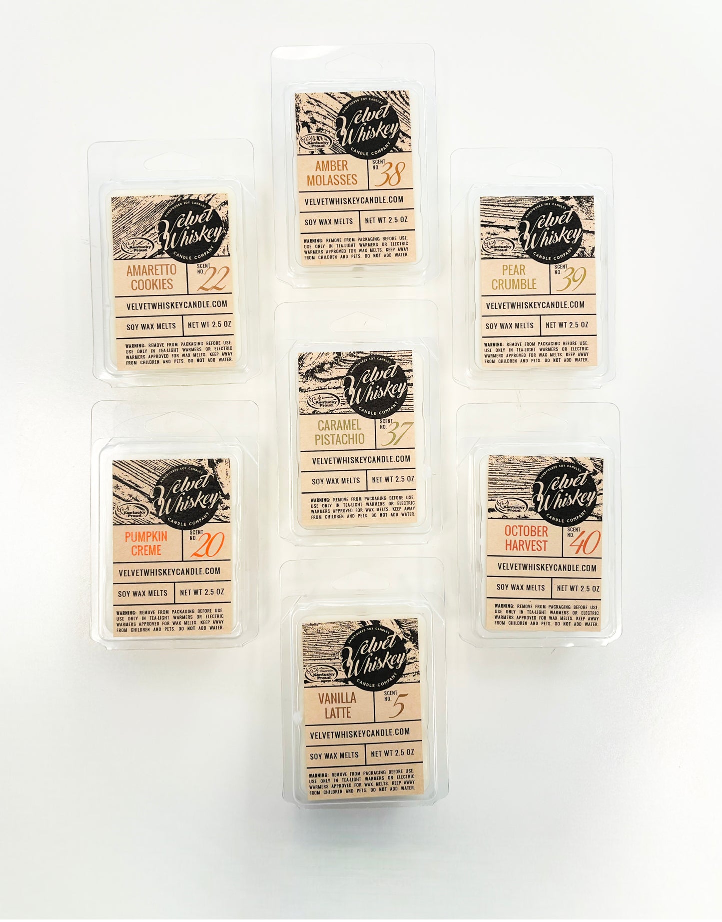 Velvet Whiskey 2.5oz Soy Wax Melts