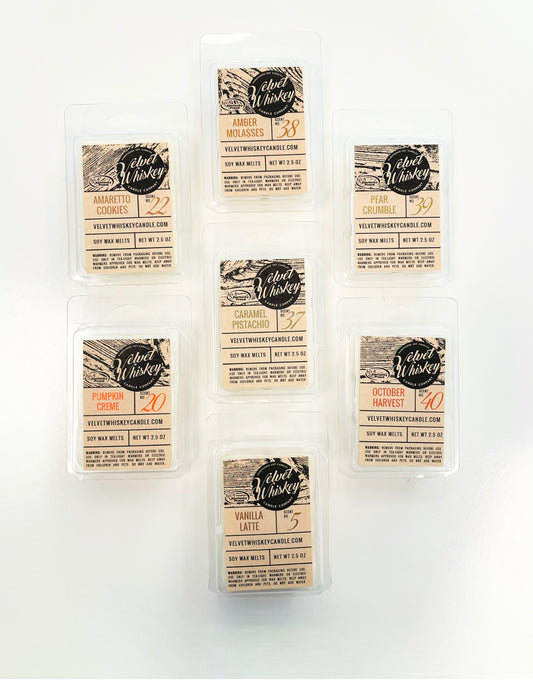 Velvet Whiskey 2.5oz Soy Wax Melts