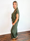 Hannah Ribbed Knit Set | Olive