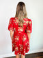 Greta Floral Puff Sleeve Dress