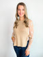 Katie Side Tie Sweater Vest | Beige