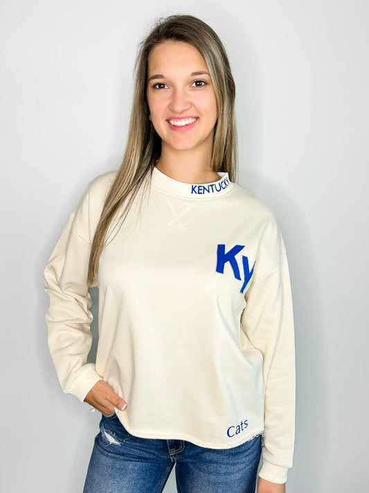Kentucky Embroidered Pullover