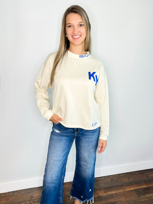Kentucky Embroidered Pullover