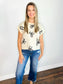 Lori Bow Print Sweater Top