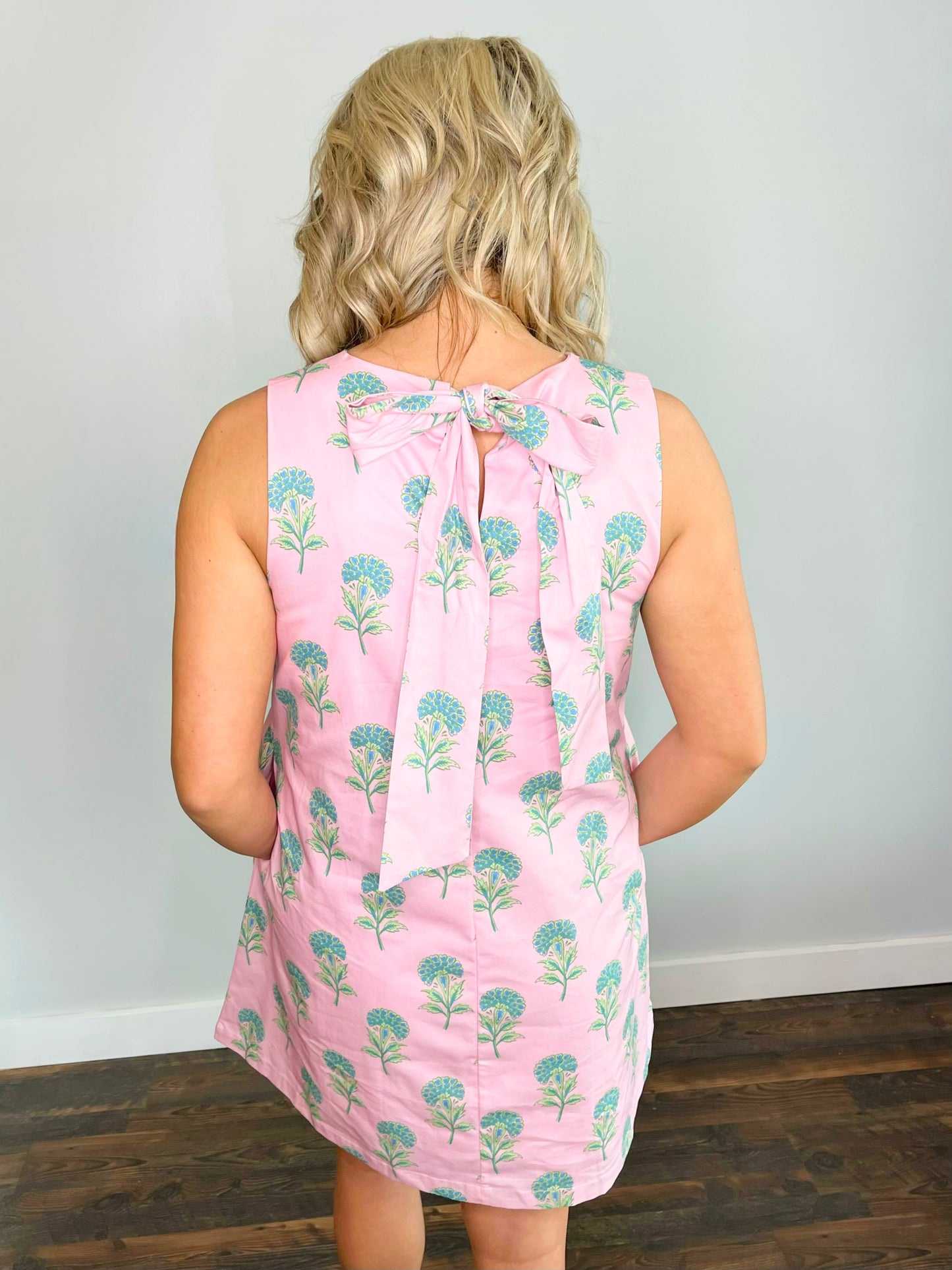 Courtney Floral Tie-Back Dress