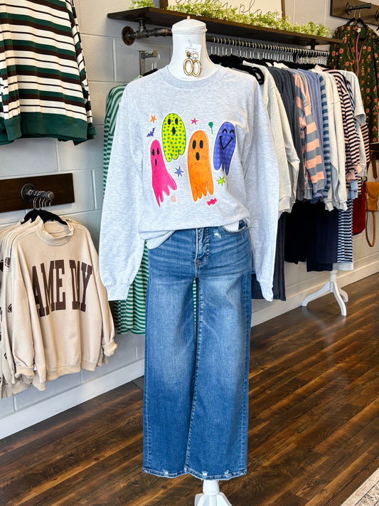 Colorful Ghosts Sweatshirt