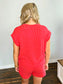 Bailey Ribbed Short Set | Ruby