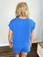 Bailey Ribbed Short Set | Bright Blue