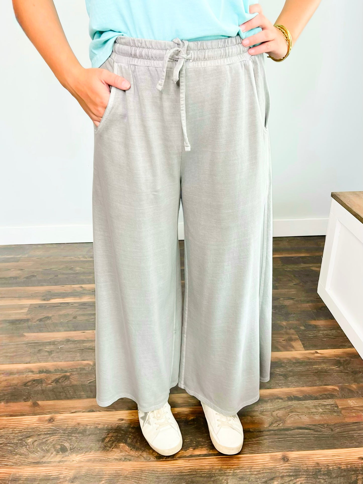 Aston Pigment Dyed Pants | Sleet