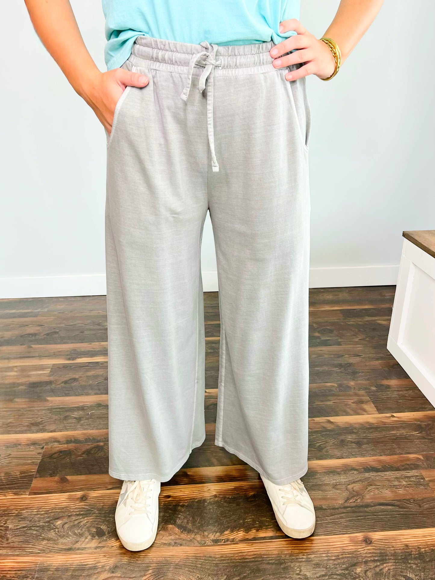 Aston Pigment Dyed Pants | Sleet