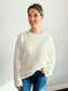 Brandi Ultra Soft Braided Sweater | Ivory