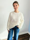 Brandi Ultra Soft Braided Sweater | Ivory