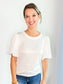 Constance Puff Sleeve Top | Ivory