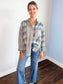 Kambrie Plaid Flannel Shirt | Blue