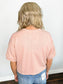 Brody Button-Down Short Sleeve Top | Light Pink