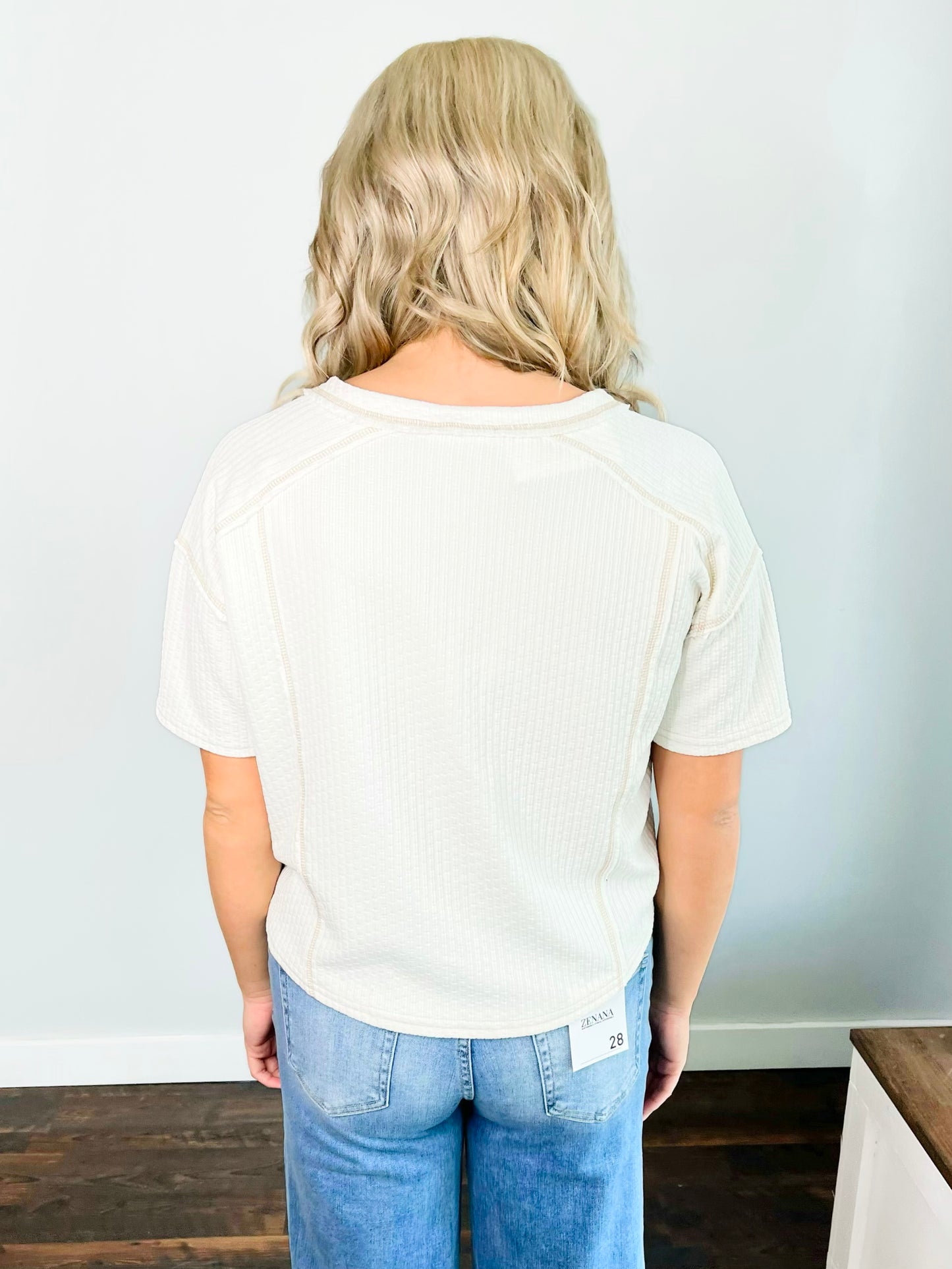 Andi Short Sleeve Henley Top
