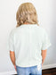 Megan Ribbed Short Sleeve Top | Mint