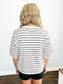 Frankie Striped Short Sleeve Knit Top