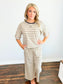 Howard Striped Relaxed Fit Top & Pant Set | Oat/Brown