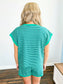 Hank Striped Top & Shorts Set | Green/Teal