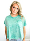 Jenna Washed Oversized Top | K Green