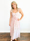 Isla Corset Maxi Dress | Pink
