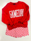 Game Day Embroidered Sweatshirt | Red