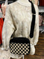 Andi Checkered Crossbody Camera Bag | Black