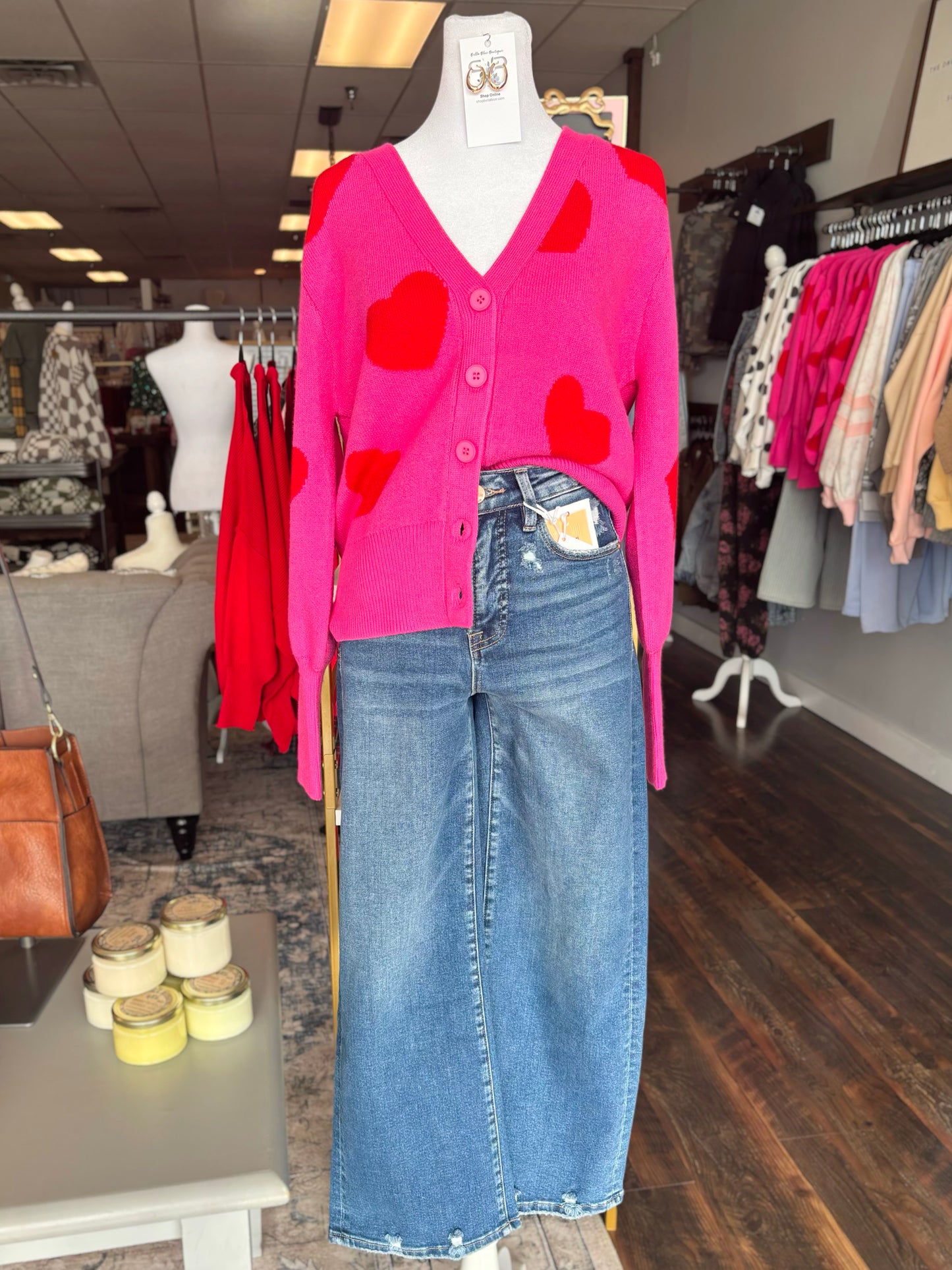 Scattered Heart Cardigan