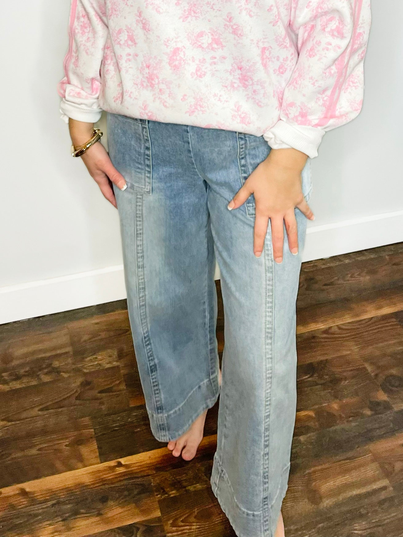 Kaileigh Wide Leg Drawstring Pants