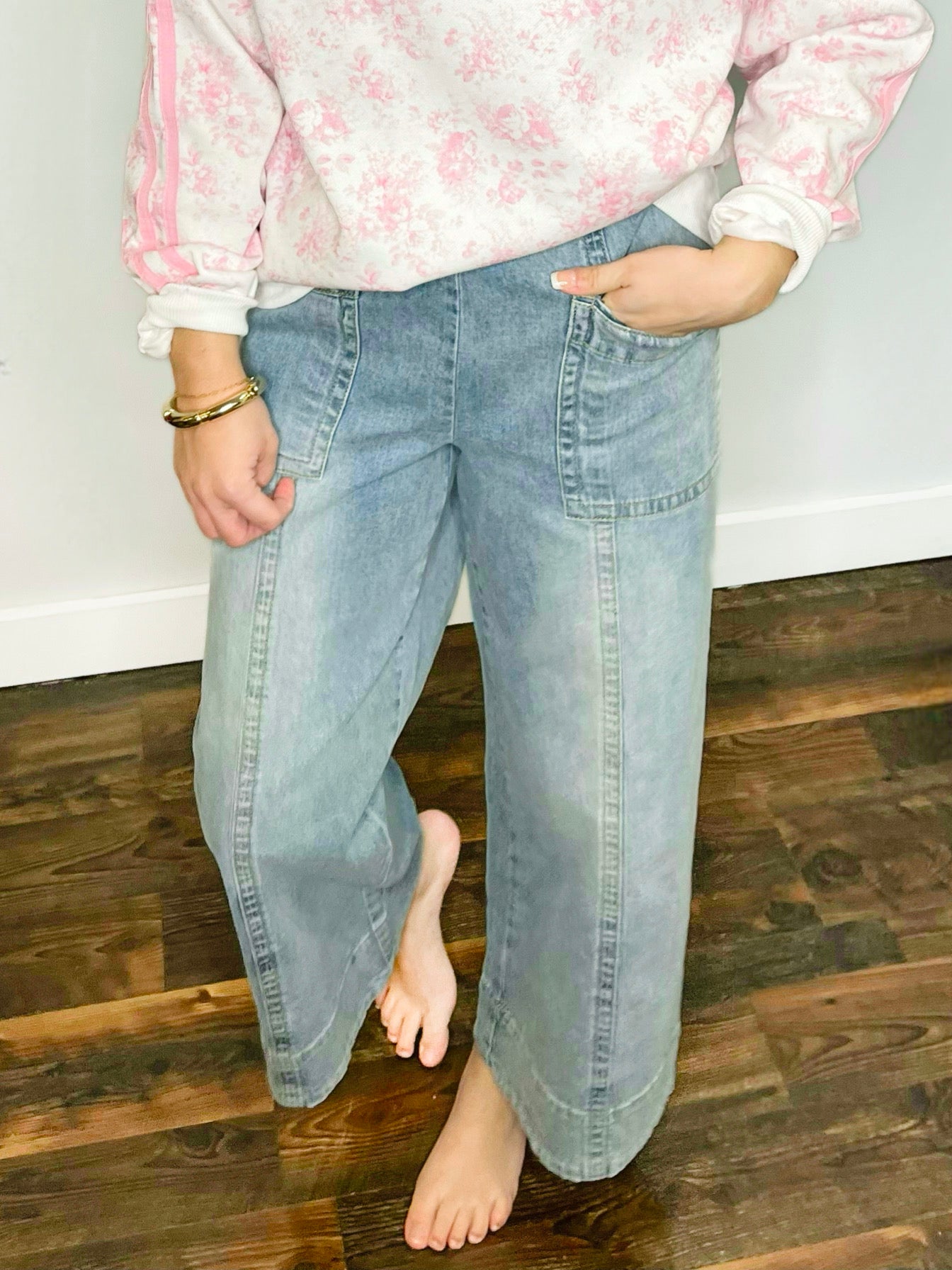 Kaileigh Wide Leg Drawstring Pants