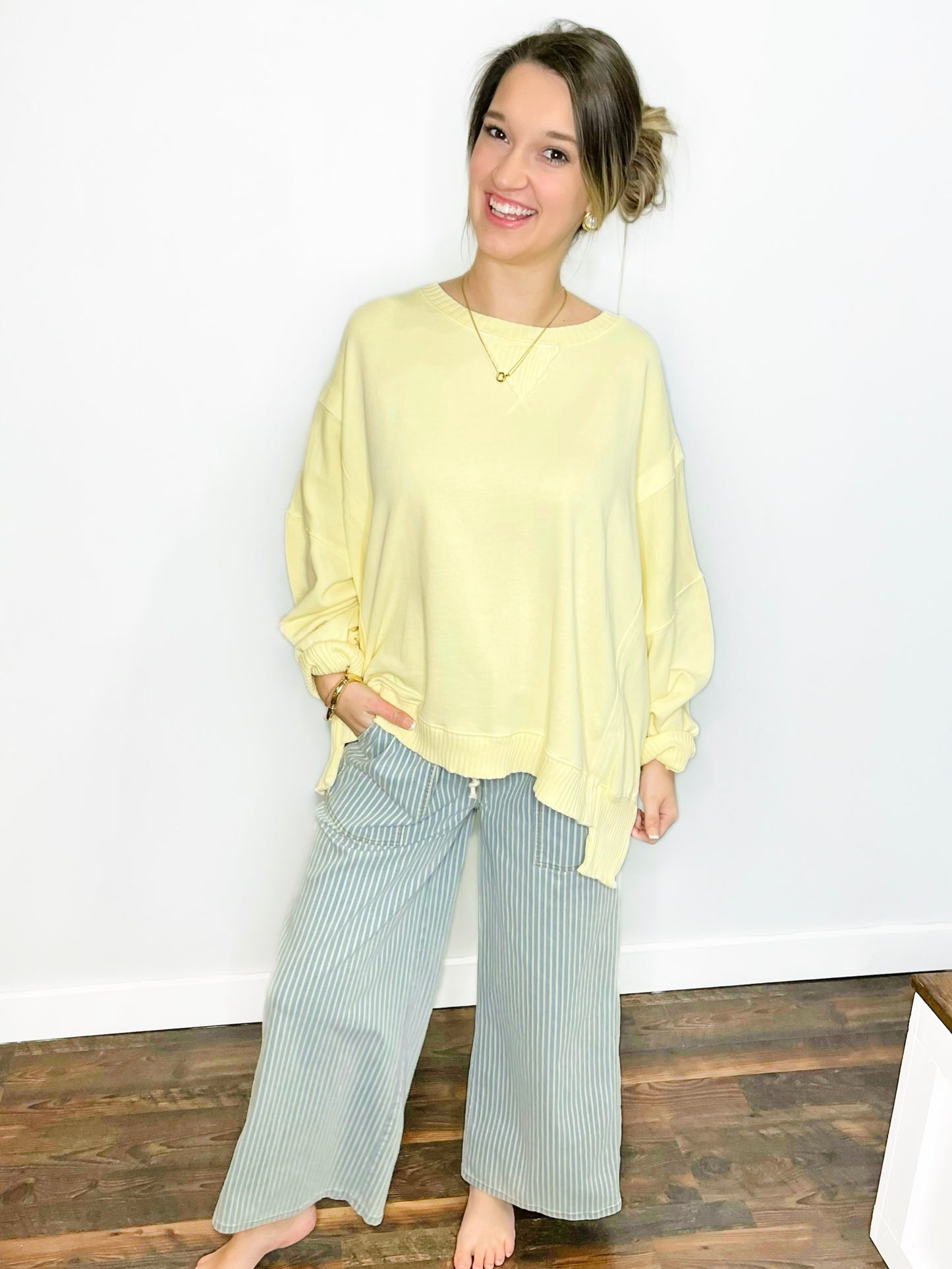 Brenda Striped Wide Leg Pants