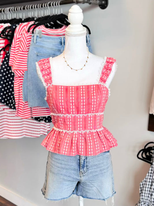 Jefferson Peplum Top
