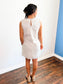 Joy Floral Applique Dress | Off White
