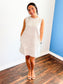 Joy Floral Applique Dress | Off White