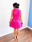 Vivienne Floral Jacquard Dress | Pink