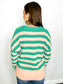 Madison Striped Loose Fit Cardigan