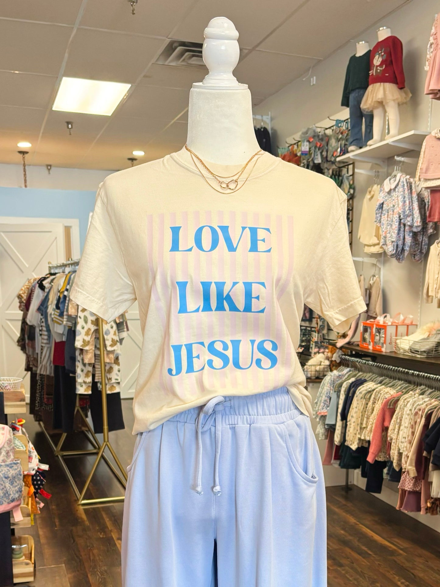 Love Like Jesus Tee | Cream