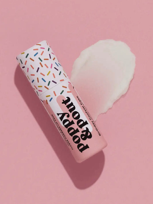 Poppy & Pout Lip Balm | Confetti Cake