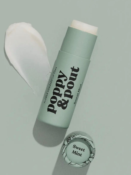 Poppy & Pout Lip Balm | Sweet Mint